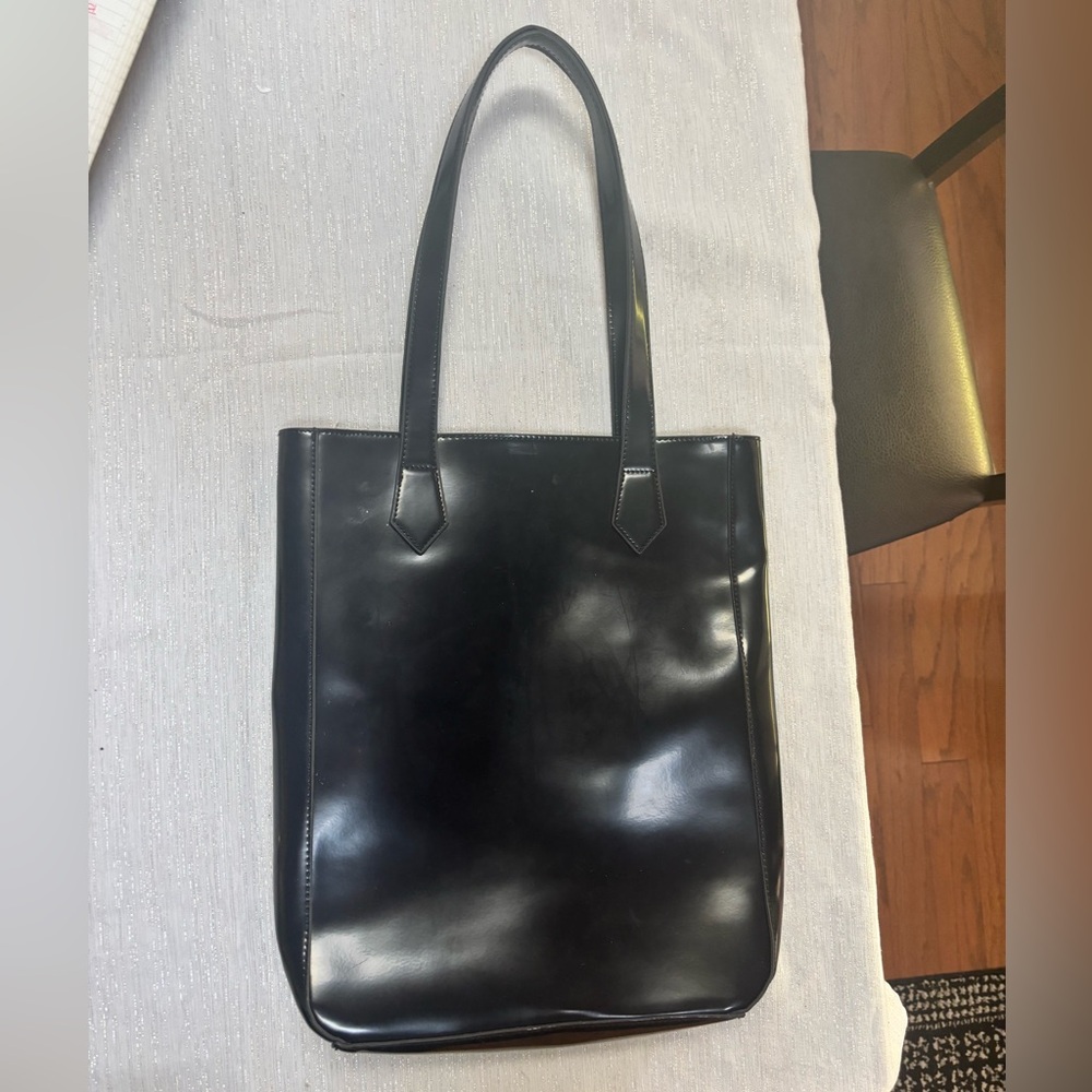 Givenchy faux Black Leather Tote Bag